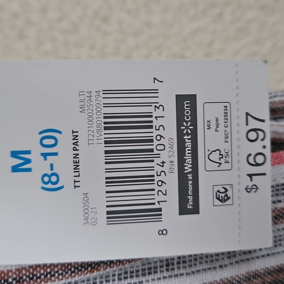 Striped Wide-Leg Pants with Drawstring - Picture 2 of 2